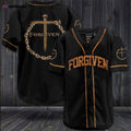 Colorful God Forgiven Baseball Jersey - Adult Unisex - S to 5XL Sizes - Aopprinter