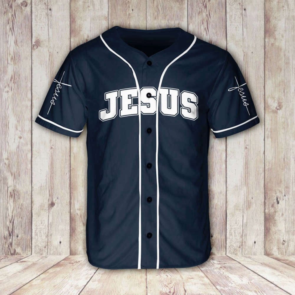 Colorful Jesus Hand Storm Baseball Jersey Adult Unisex S-5XL Full Size - Aopprinter