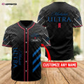 Custom Black Michelob ULTRA Baseball Jersey: Personalized Sports Gear for Ultimate Style - Aopprinter
