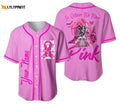 Custom In October We Wear Pink Baseball Jersey For Men Women, Pink Ribbon, Pink Ribbon Jersey - lylyprint.com