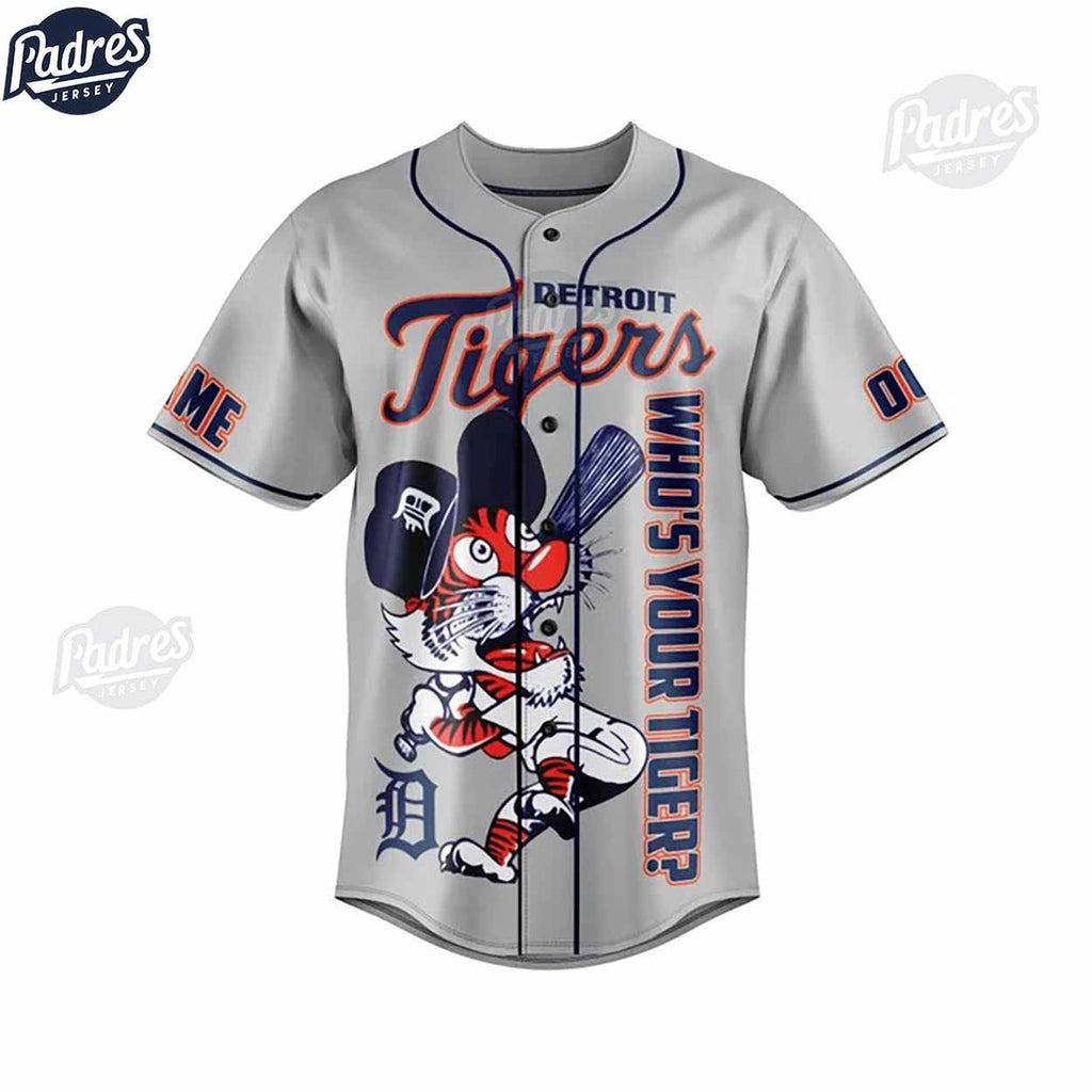 Personalized MLB Detroit Tiger Baseball Jersey - Custom Style for True Fans - Gift for Men Women - lylyprint.com