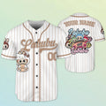 Custom Name And Number Labubu White Baseball Jersey