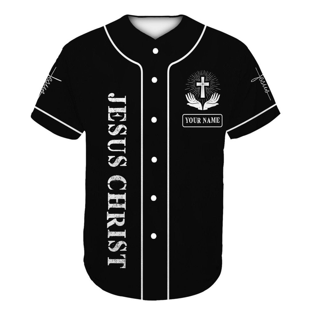 Custom name God Is My Father Baseball Jersey | Colorful | Adult Unisex | S - 5XL Full Size - Aopprinter