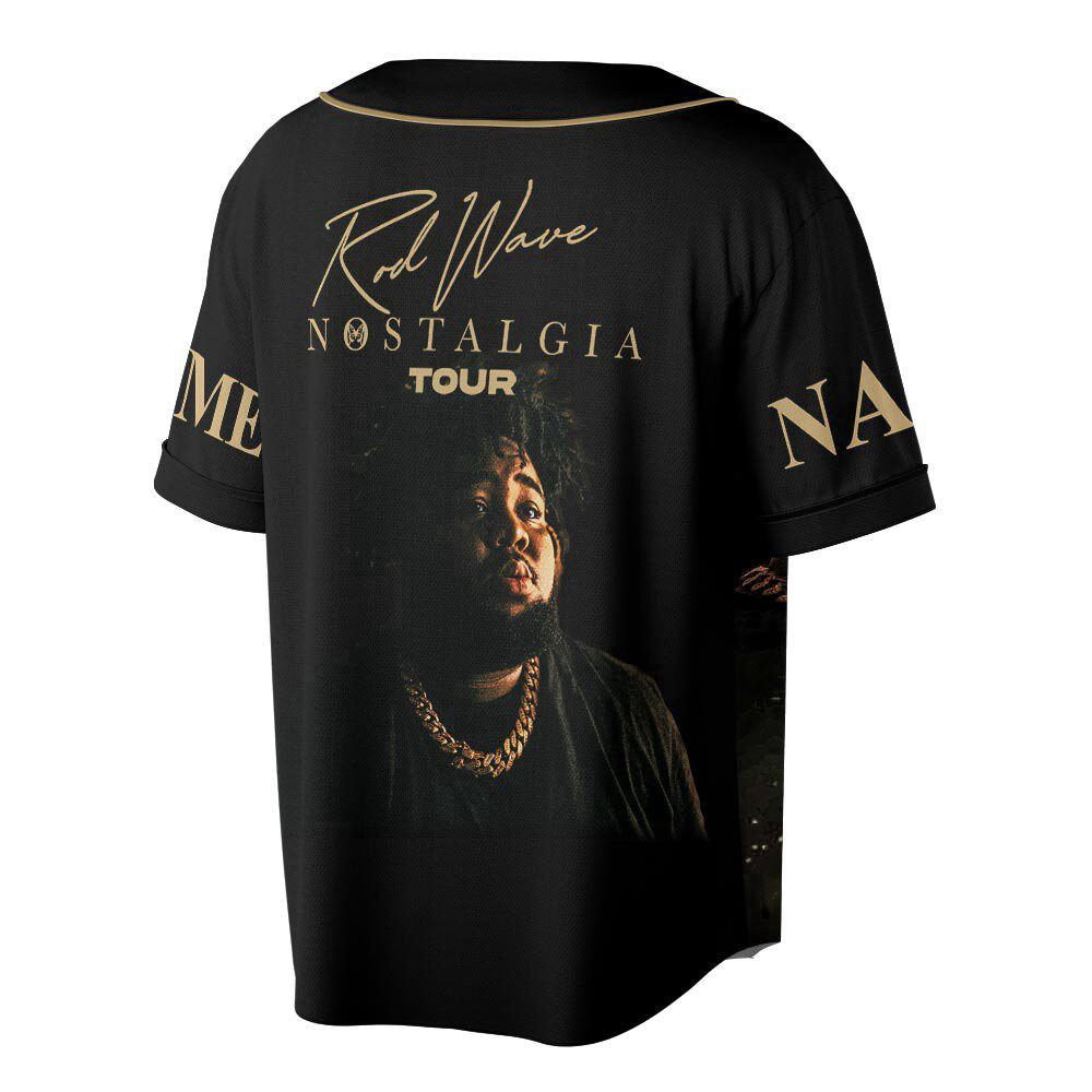 Custom Name Rod Wave And Friends 2023 Tour Baseball Jersey - lylyprint.com