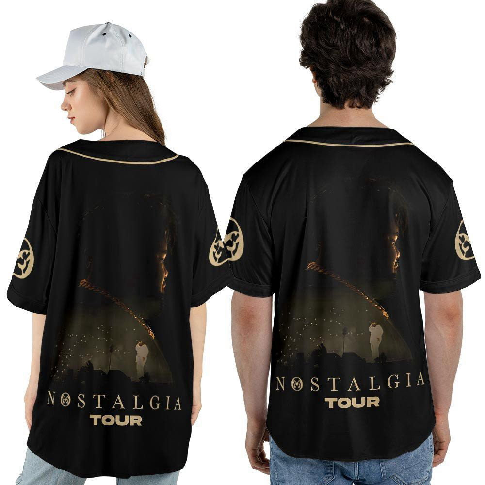 Custom Name Rod Wave Rap Baseball Jersey, Rod Wave Nostalgia Tour - lylyprint.com