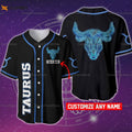 Custom Name Taurus Zodiac Baseball Jersey - lylyprint.com