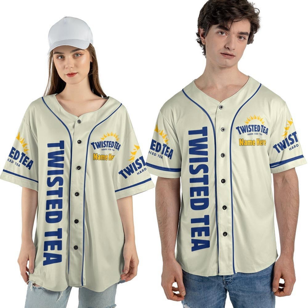 Custom Name Twisted Tea Unisex Baseball Jersey - lylyprint.com