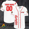 Custom White Budweiser Beer Baseball Jersey: Personalized Style for Beer Enthusiasts - Aopprinter