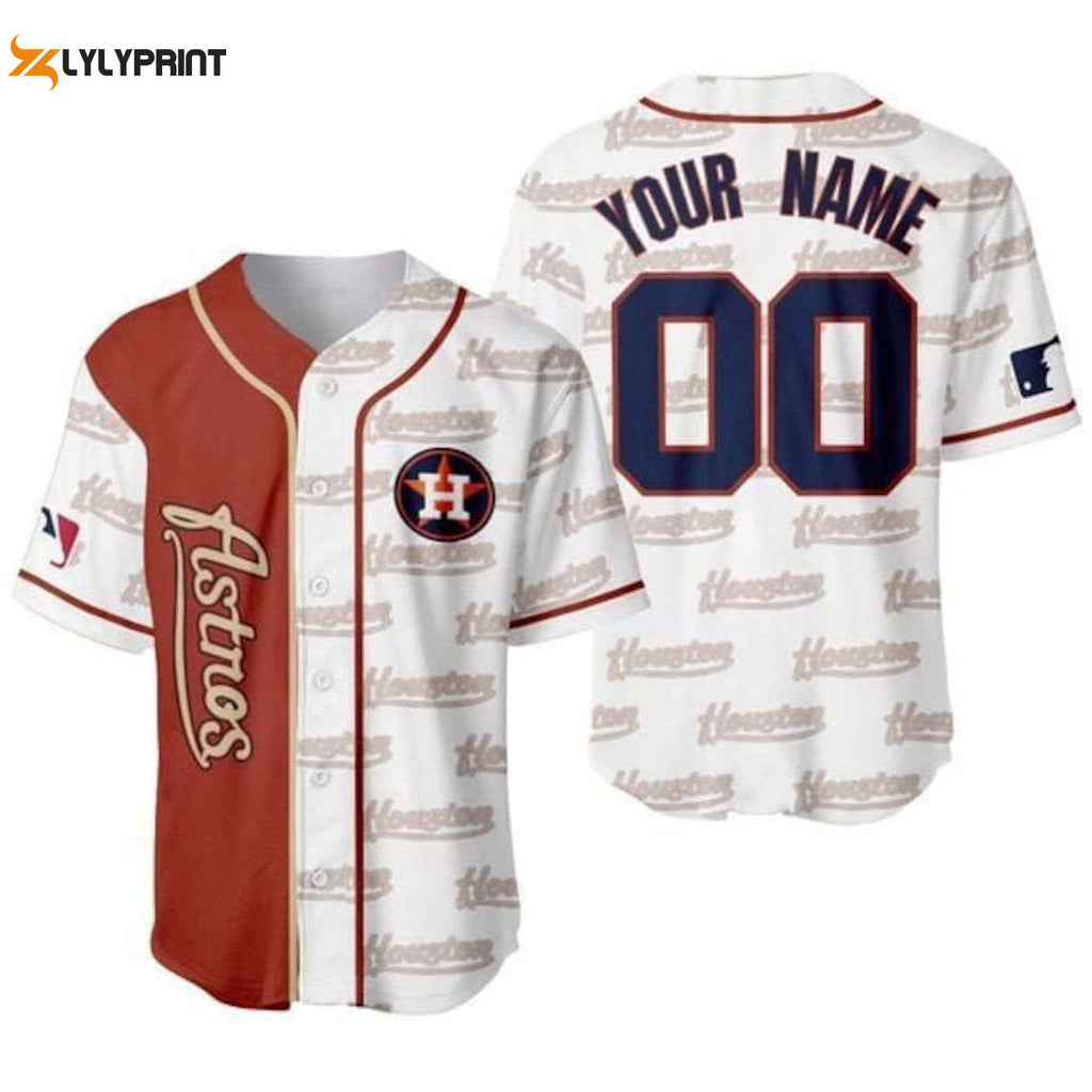 Custom Houston Astros MLB Jersey - Perfect Birthday Gift for Baseball Fans! - lylyprint.com