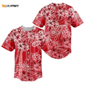 Detroit Red Wings Baseball Jersey Custom For Fans BJ0127 - lylyprint.com
