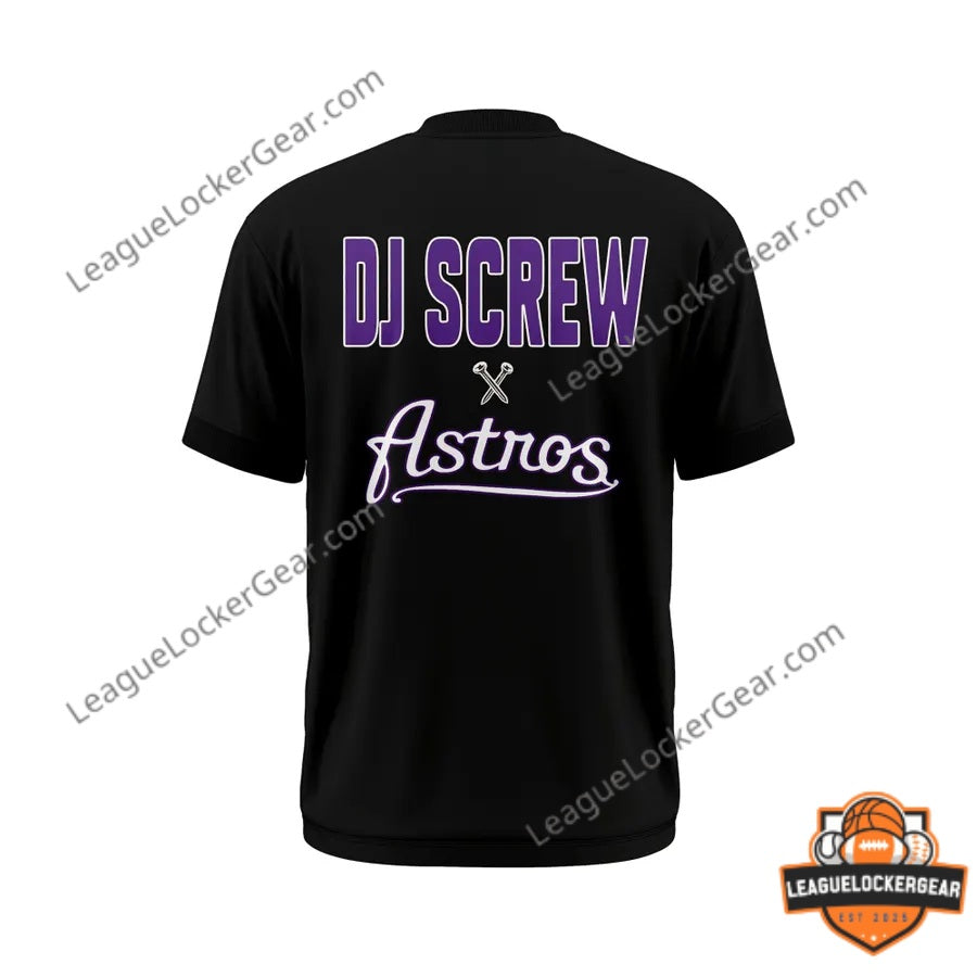 DJ Screw Screwed Up Click x Houston Astros T-Shirt