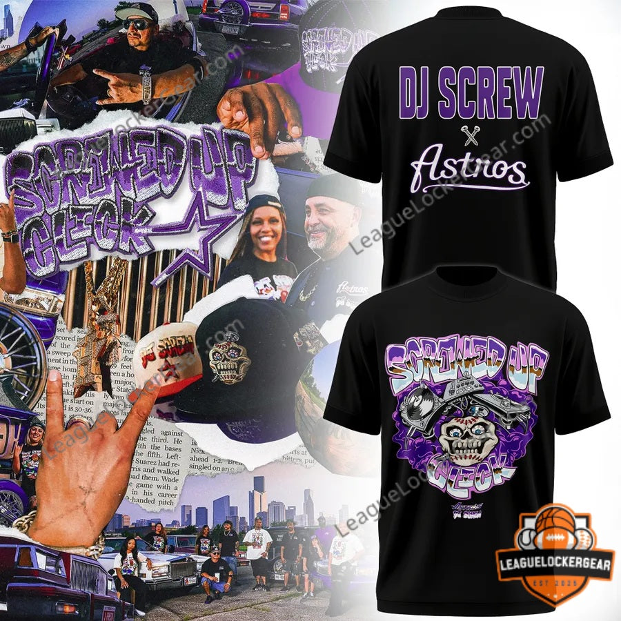 DJ Screw Screwed Up Click x Houston Astros T-Shirt