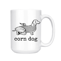 Corn Dog Mug | Weiner Dogs | Funny Mug