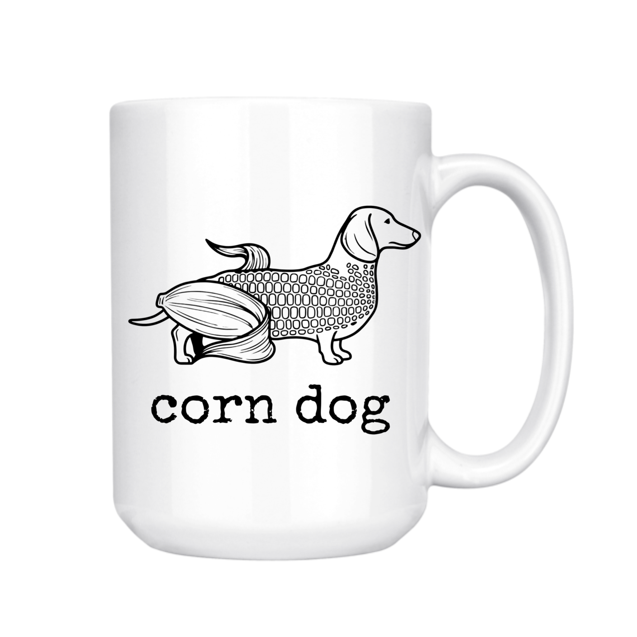Corn Dog Mug | Weiner Dogs | Funny Mug