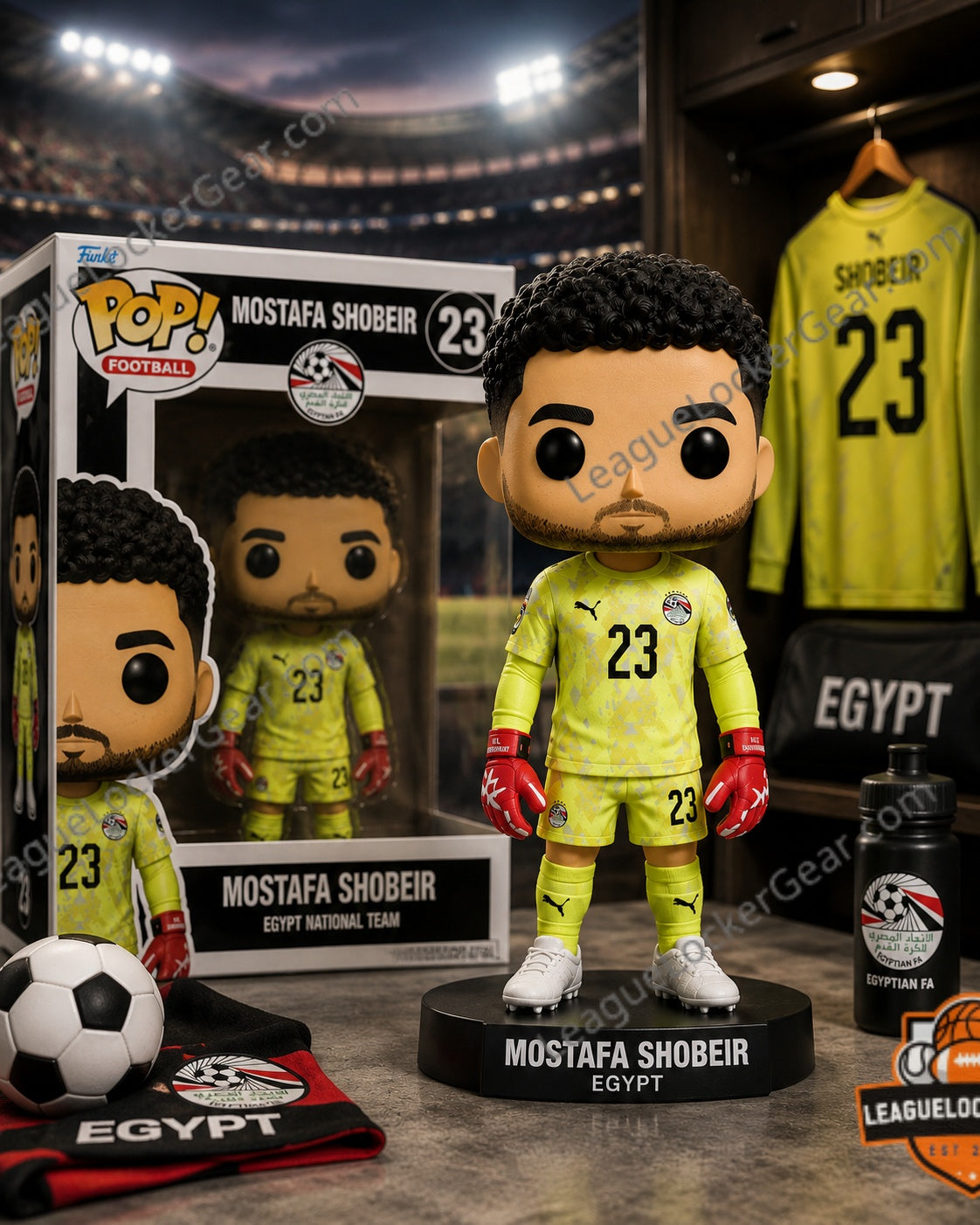 Egypt Mostafa Shobeir Goalkeeper Funko Pop Football Figure