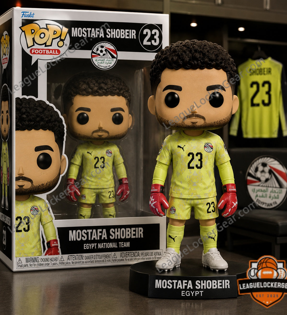 Egypt Mostafa Shobeir Goalkeeper Funko Pop Football Figure