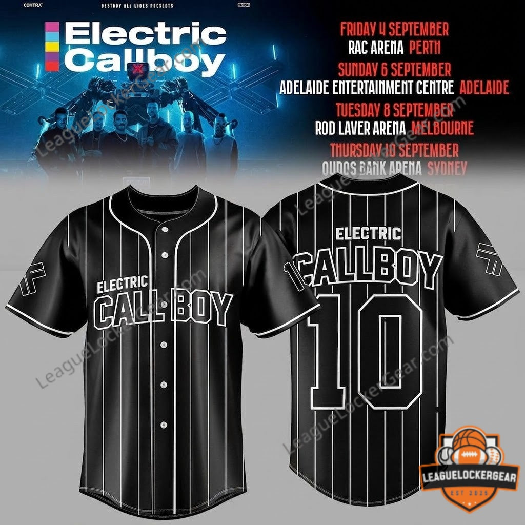 Electric Callboy TANZNEID World Tour 2026 Baseball Jersey