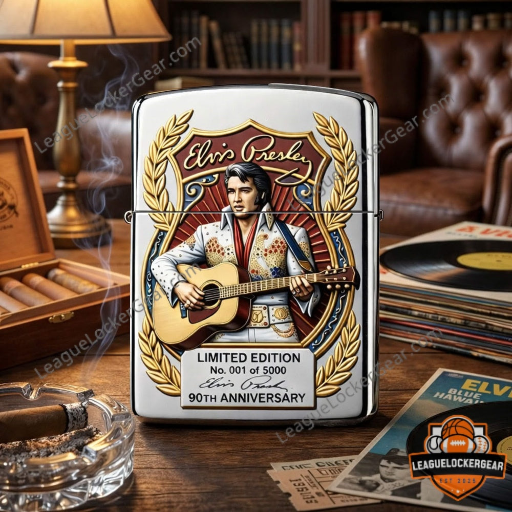Elvis Presley 90th Anniversary Zippo Lighter