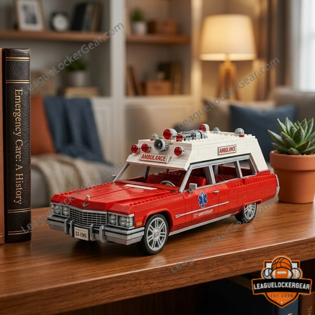 EMS 53rd Anniversary Emergency Medical Services Wagon Brick Set