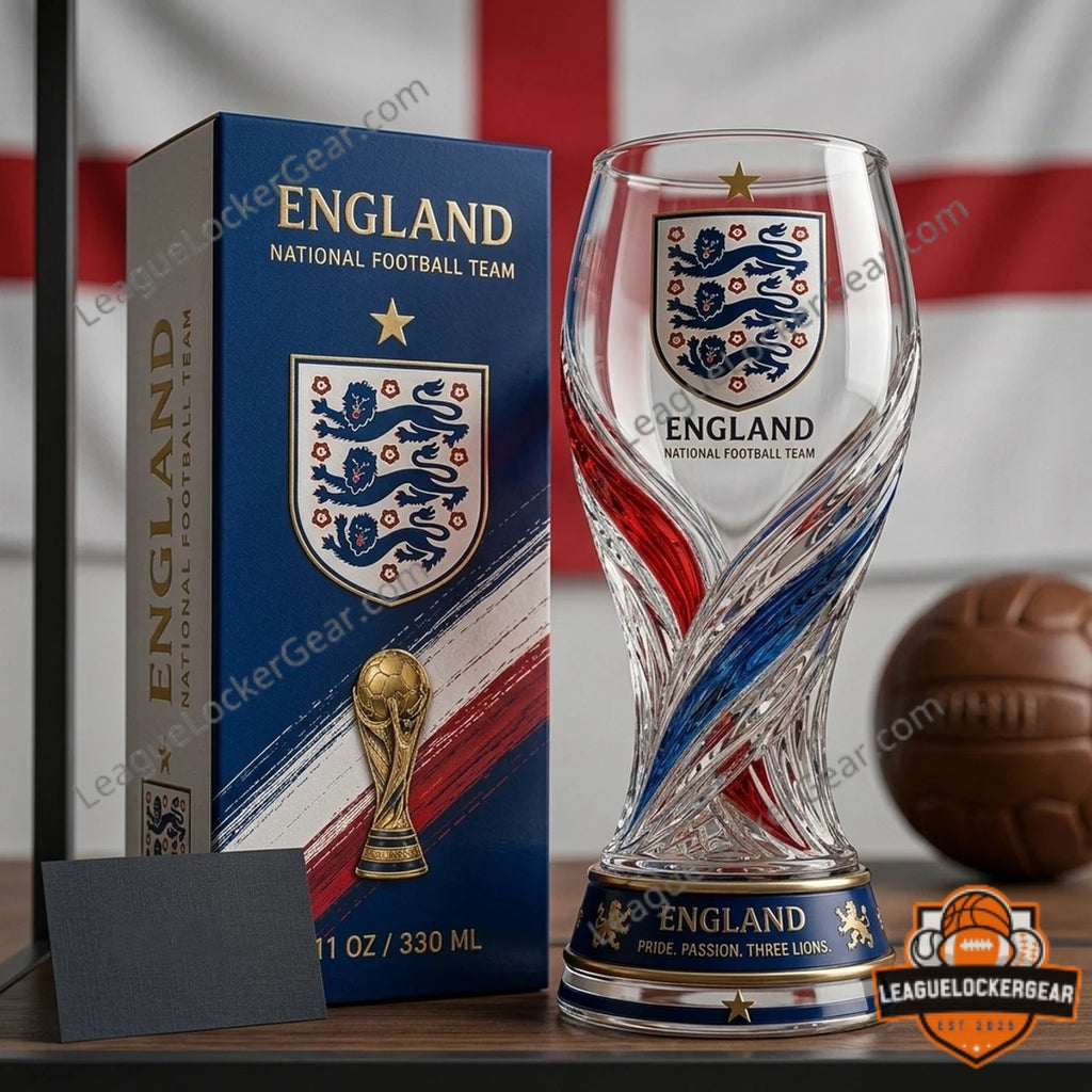 England World Cup 2026 Trophy Beer Glass
