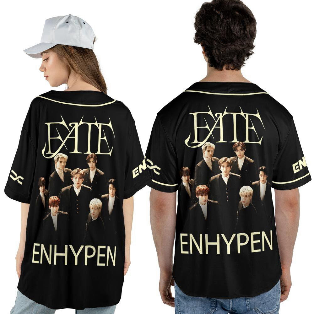 Enhypen Kpop Baseball Jersey, Number and Name Heeseung Jay Jake Sunghoon Sunoo Jungwon Niki - lylyprint.com