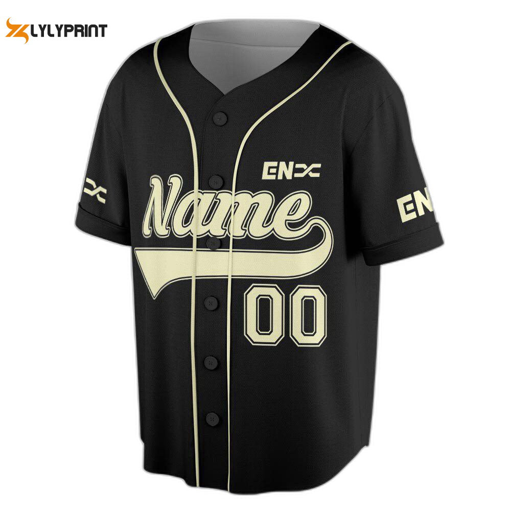Enhypen Kpop Baseball Jersey, Number and Name Heeseung Jay Jake Sunghoon Sunoo Jungwon Niki - lylyprint.com