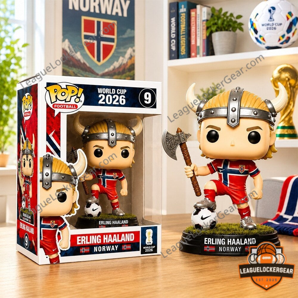Erling Haaland Norway World Cup 2026 Viking Funko Pop Figure