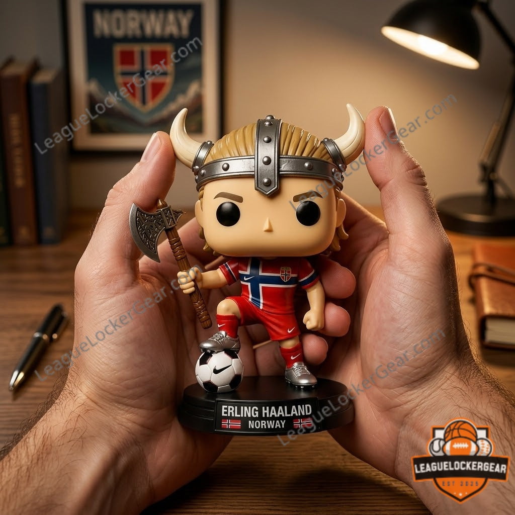 Erling Haaland Norway World Cup 2026 Viking Vinyl Figure