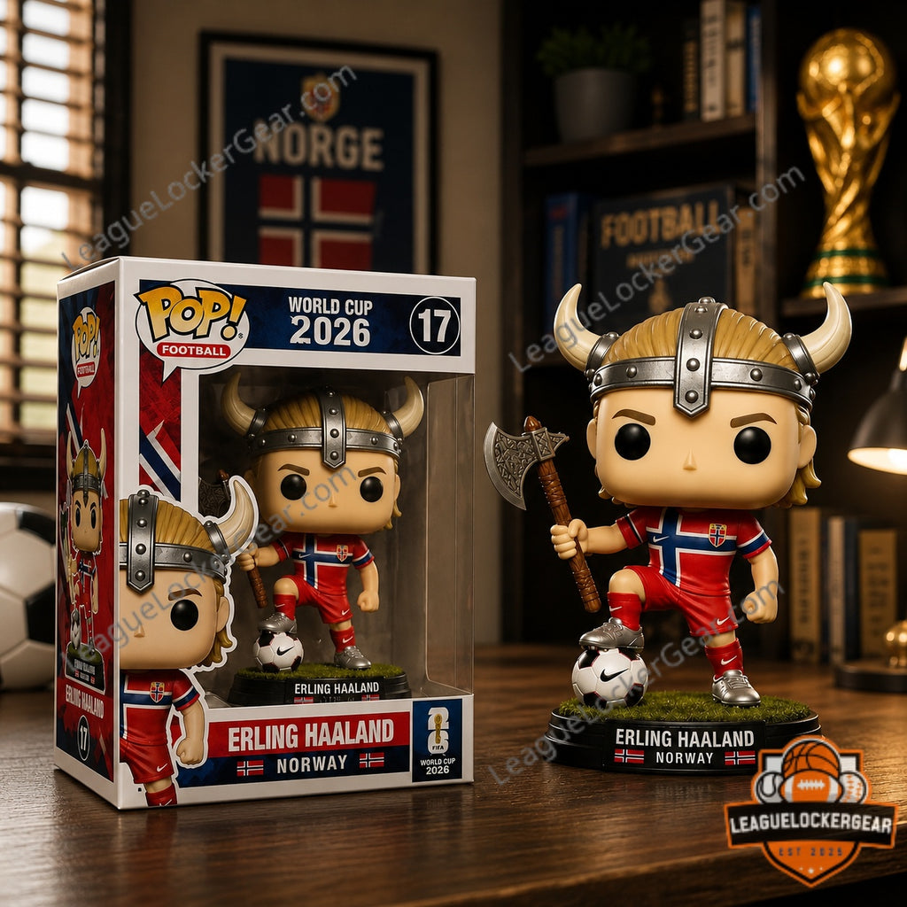 Erling Haaland Norway World Cup 2026 Viking Vinyl Figure
