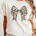 Camo Coquette Bow Tee