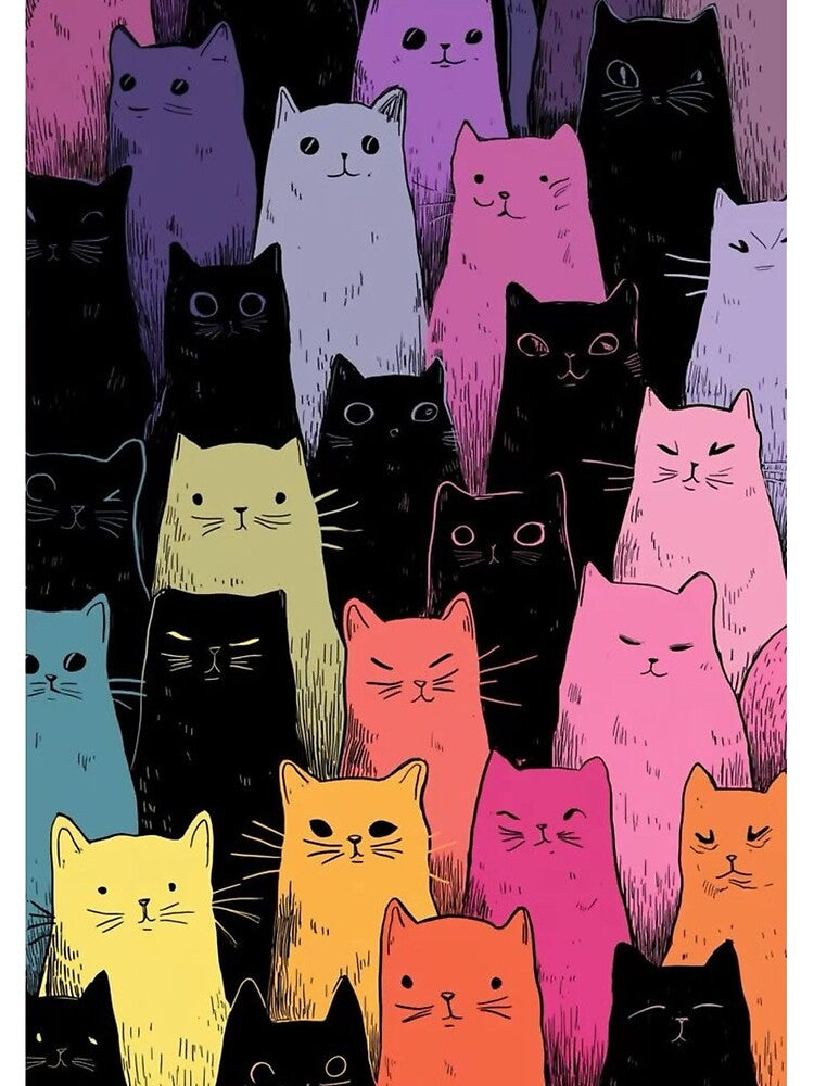 Cute and fluffy street cats by ABenG-design
