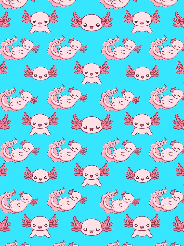 Axolotl Seamless Pattern by bryannsart