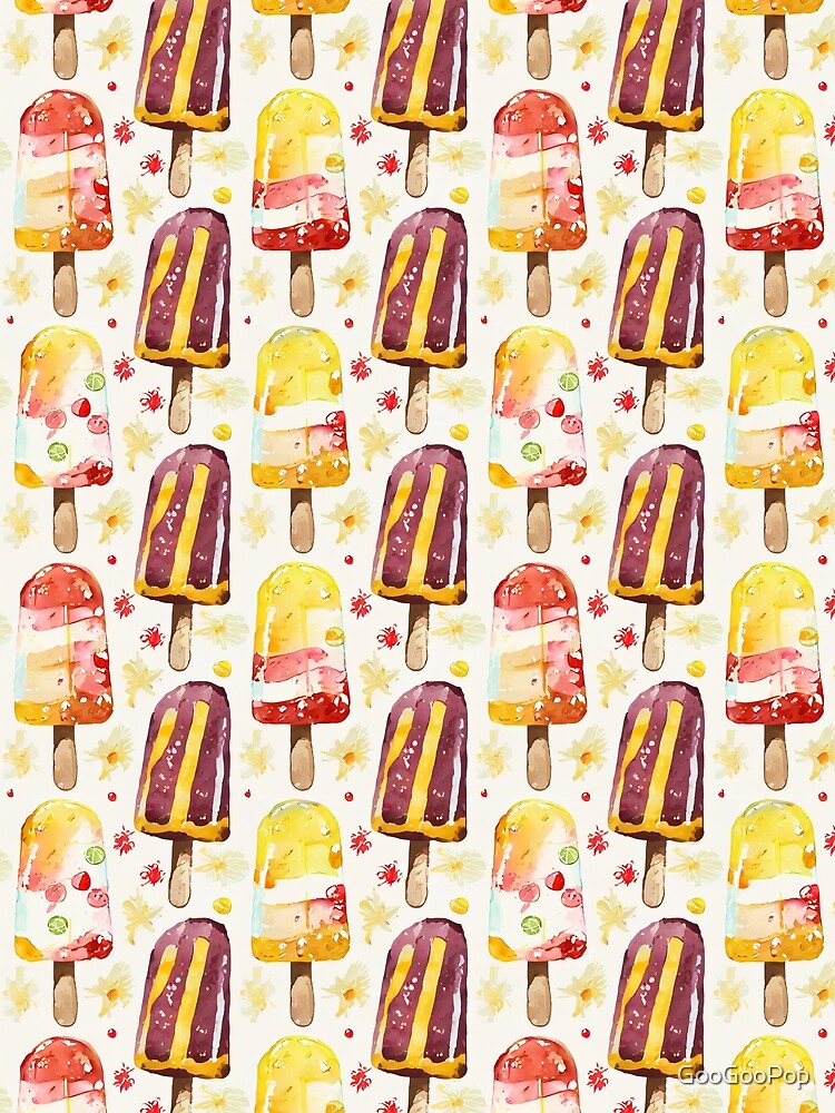 Cute Ice Lolly Pattern by GooGooPop