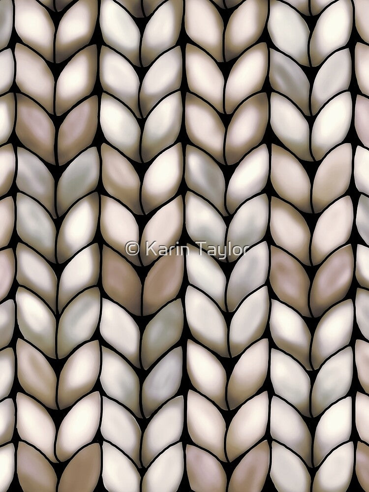 Chunky Latte Faux Knit by Karin Taylor