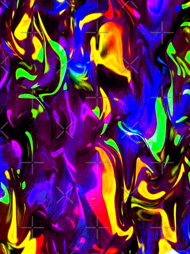 Rave Rainbow of Glow Stick Fire by mwagie