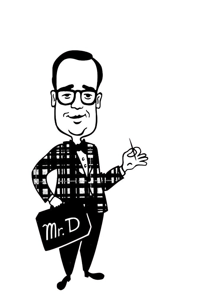 Smirking Mr. D by Delicious Enterprises