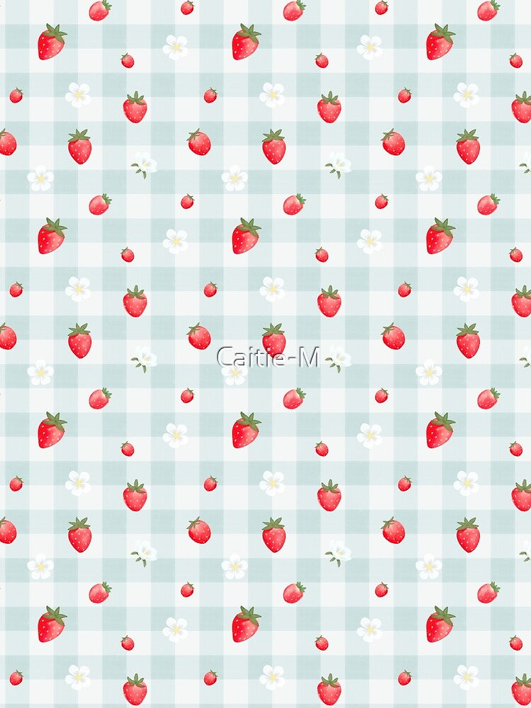 Strawberry Gingham by Caitie-M