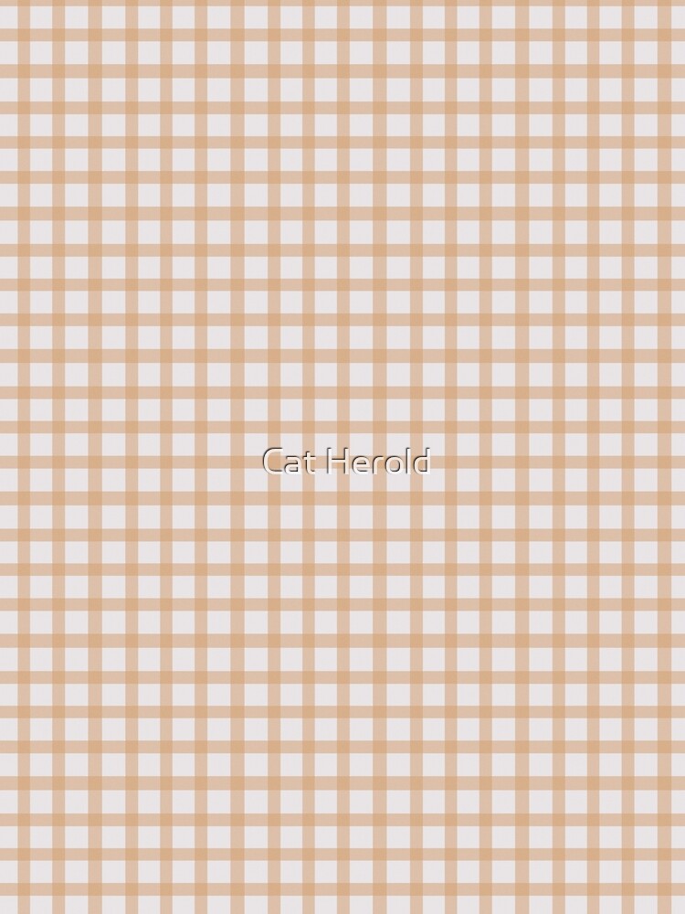 Gingham Chunky Stripe - Butterscotch by Cat Herold