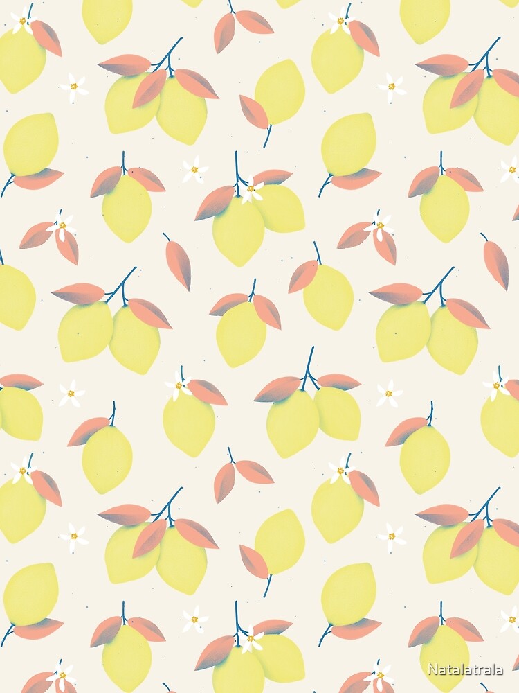 Lemons pattern by Natalatrala