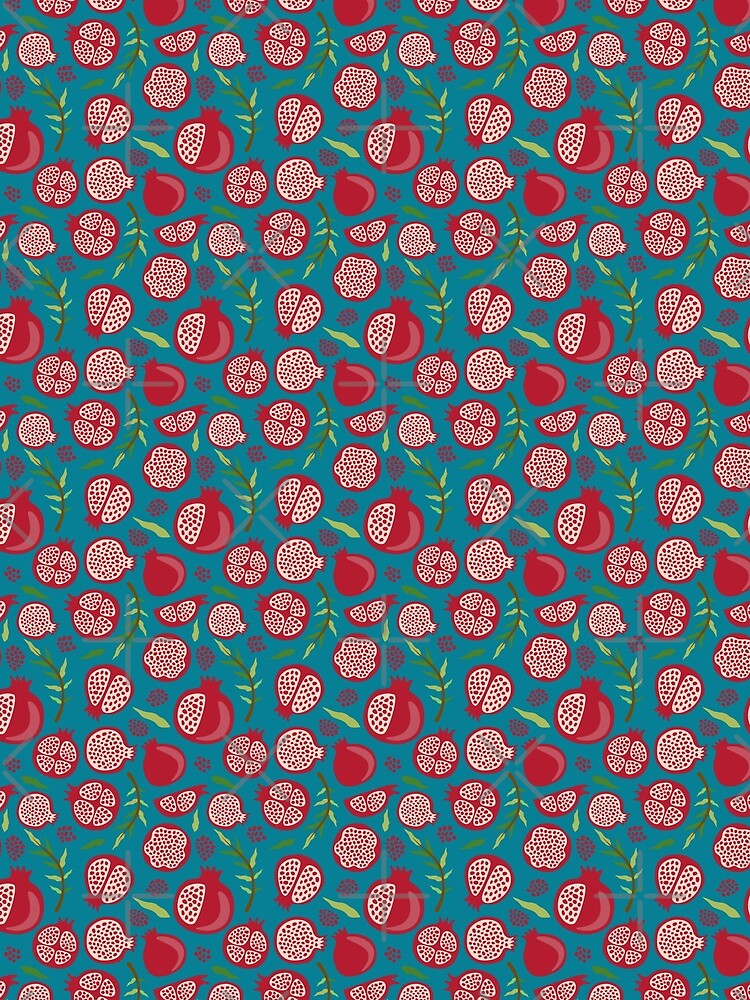 Pomegranate pattern by FatBirdie