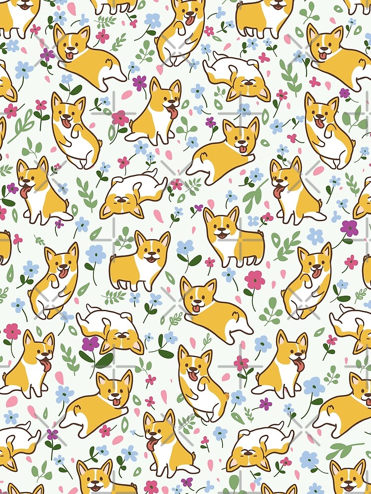 Corgi Puppy Fun by DogsHearted