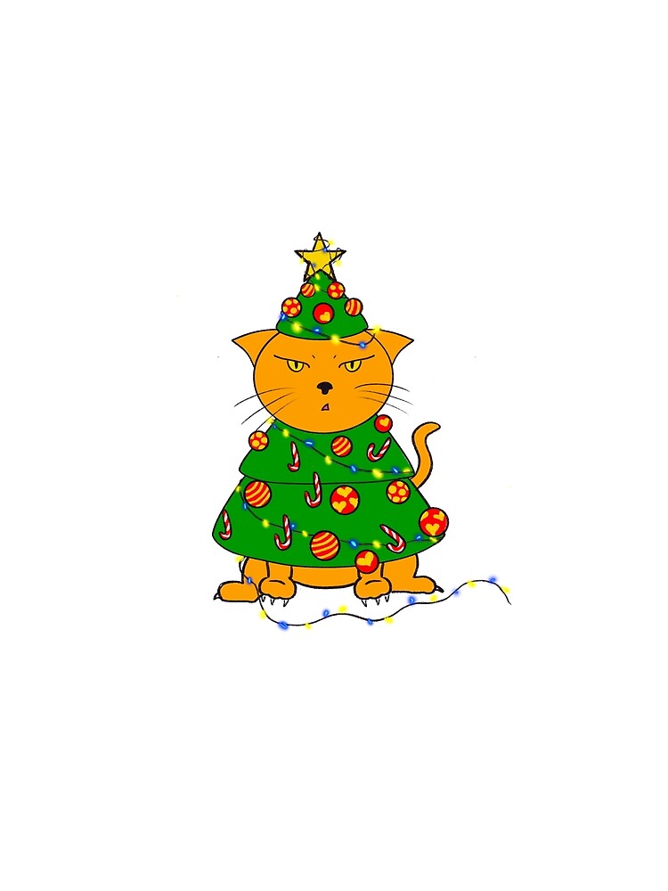 Cute xmas cat by Krizzrabbit25