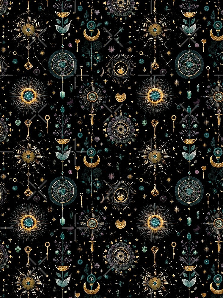 Celestial Alchemy Whimsigoth Pattern by Keith & Sandra Barkevich