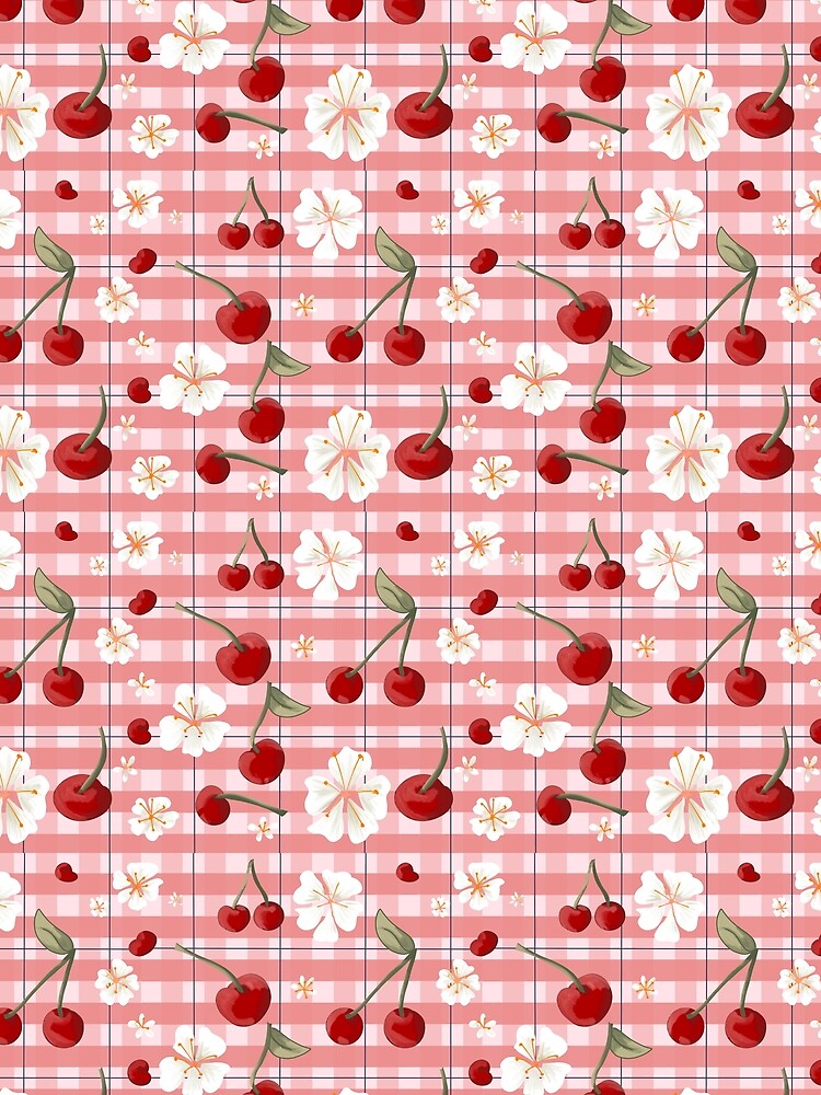 Cherry Gingham by versaillesjewel