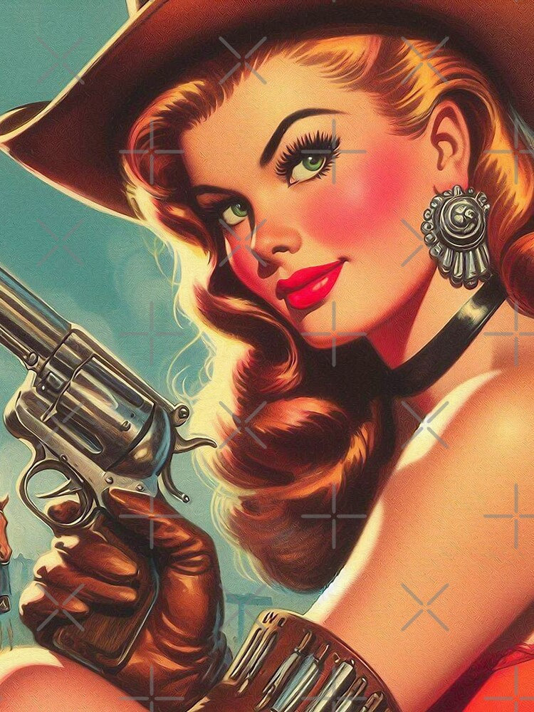 Vintage Western Cowgirl by PulpVintage