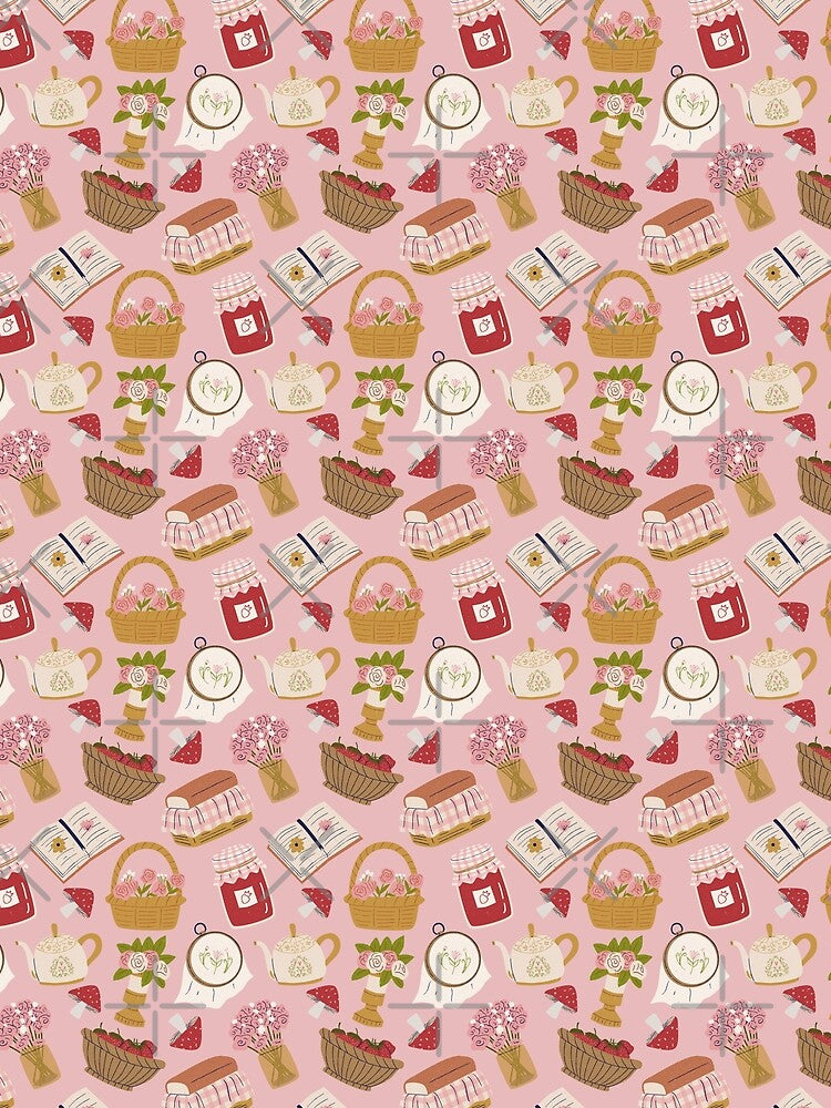 Pink Cottagecore Themed by MadeByBeata