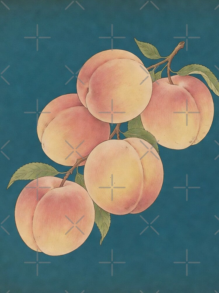 Peaches Print by dudeoir