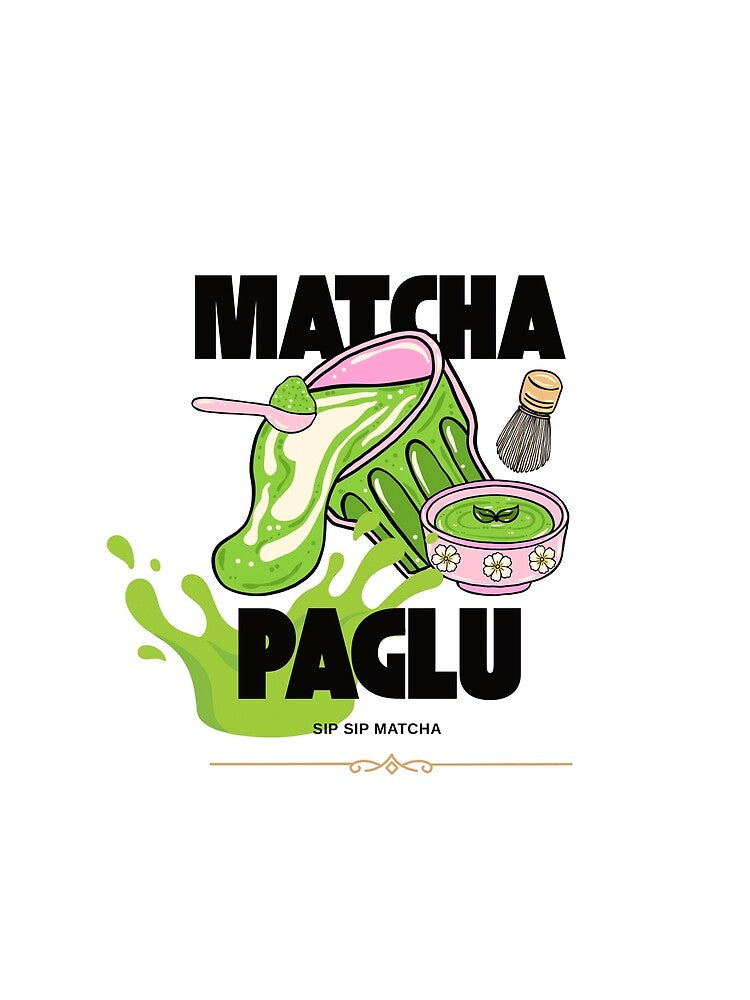 Matcha Paglu tee by Mohtarma Designs