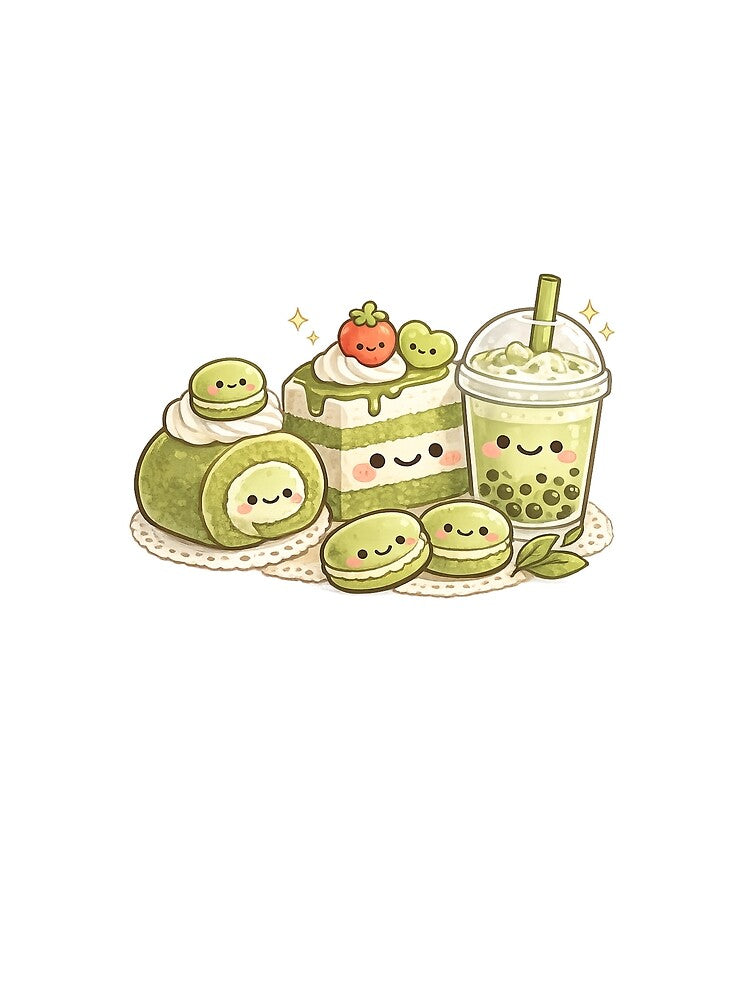 Kawaii Matcha Dessert Party by ajamzbox