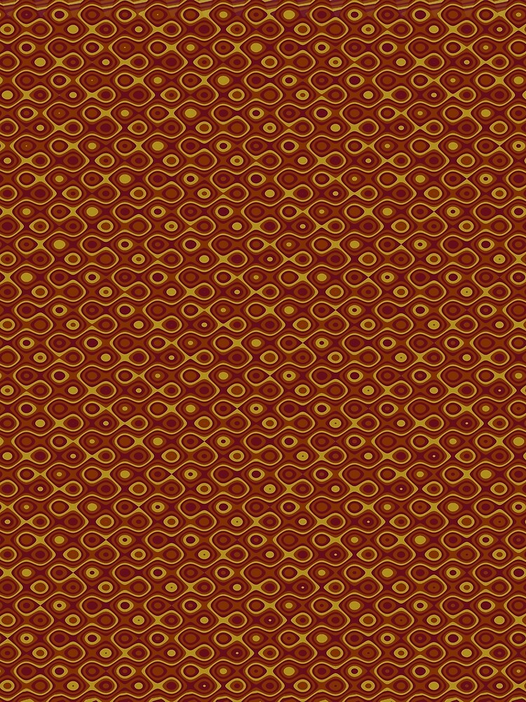 Roast Beef & Mustard - 70's Retro Wallpaper design by harrizon